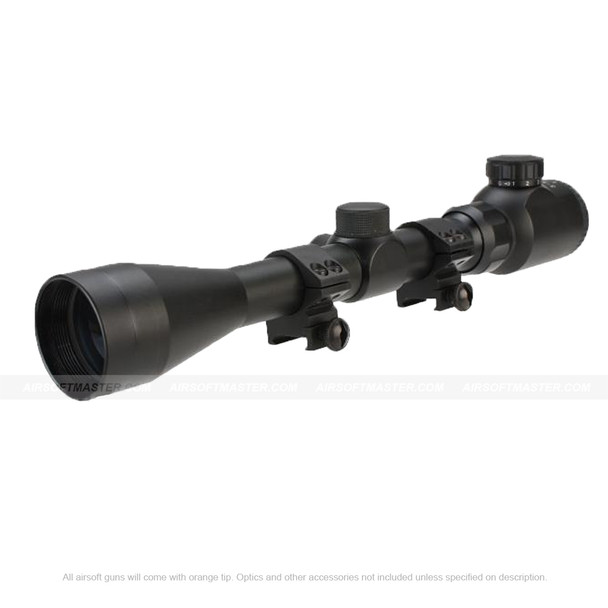 Matrix 3-9x40 Dual Illuminated Rifle Scope w/ Scope Rings