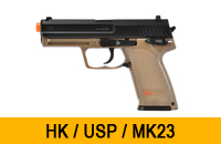 HK USP MK23 Airsoft Pistols