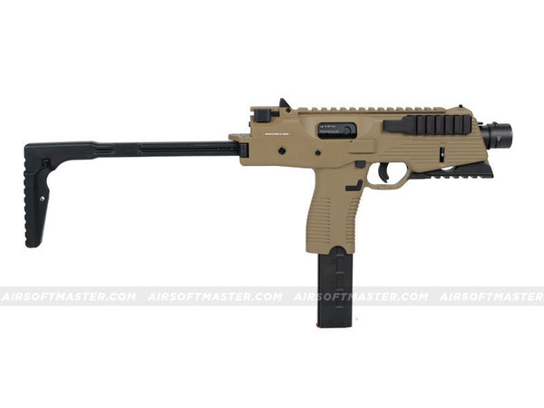 KWA KMP9R Railed Gas Blowback SMG Black