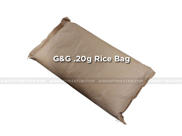 G&G .20g Perfectly Spherical Ball Pellet 6mm BB Rice Bag