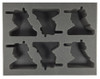 (Adeptus Mechanicus) 6 Ironstrider Foam Tray (BFL-3)