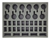 (Astra Militarum) 25 Troops 12 Heavy Weapons Squad Foam Tray (BFL-1.5)