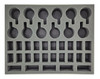 (Astra Militarum) 25 Troops 12 Heavy Weapons Squad Foam Tray (BFL-1.5)