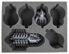 (Necron) 1 Doomsday/Ghost Ark 5 Catacomb/Annihilation Barges Foam Tray (BFL-5)