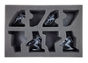 (Necromunda) 8 Cawdor Ridge Walkers  Foam Tray (BFS-2)