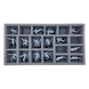 40k Space Wolves Wolf Guard Headtakers and Hunting Wolves Foam Tray (BFM-2)