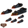 Dystopian Wars: Britannia Battlefleet Set