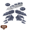 Dystopian Wars: Ganges Battlefleet Set