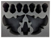 (Eldar) 2 Flyer 7 Jetbike 1 Vyper Foam Tray (BFL-4)