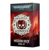 Warhammer 40K: Chapter Approved Mission Deck (ENG)
