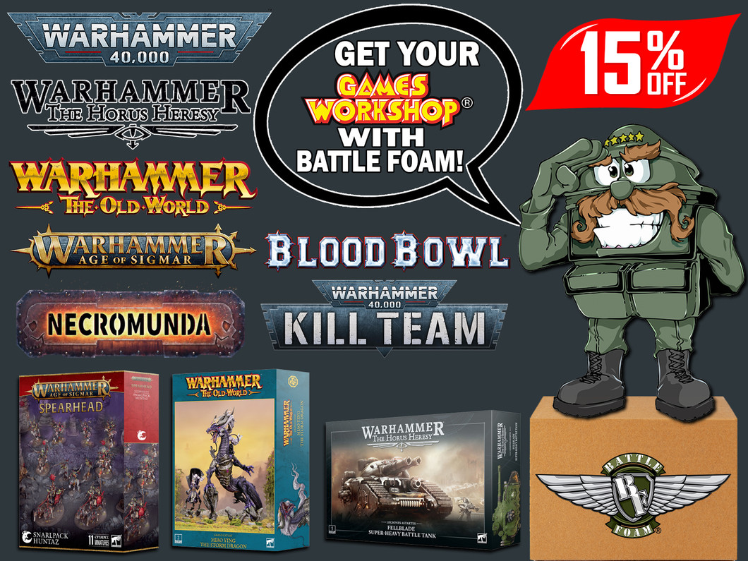 Battle Foam Now Sells Games Workshop Miniatures! But Why?