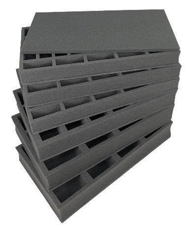 Battle Foam Medium Stacker Box with Privateer Press Load Out (Black ...
