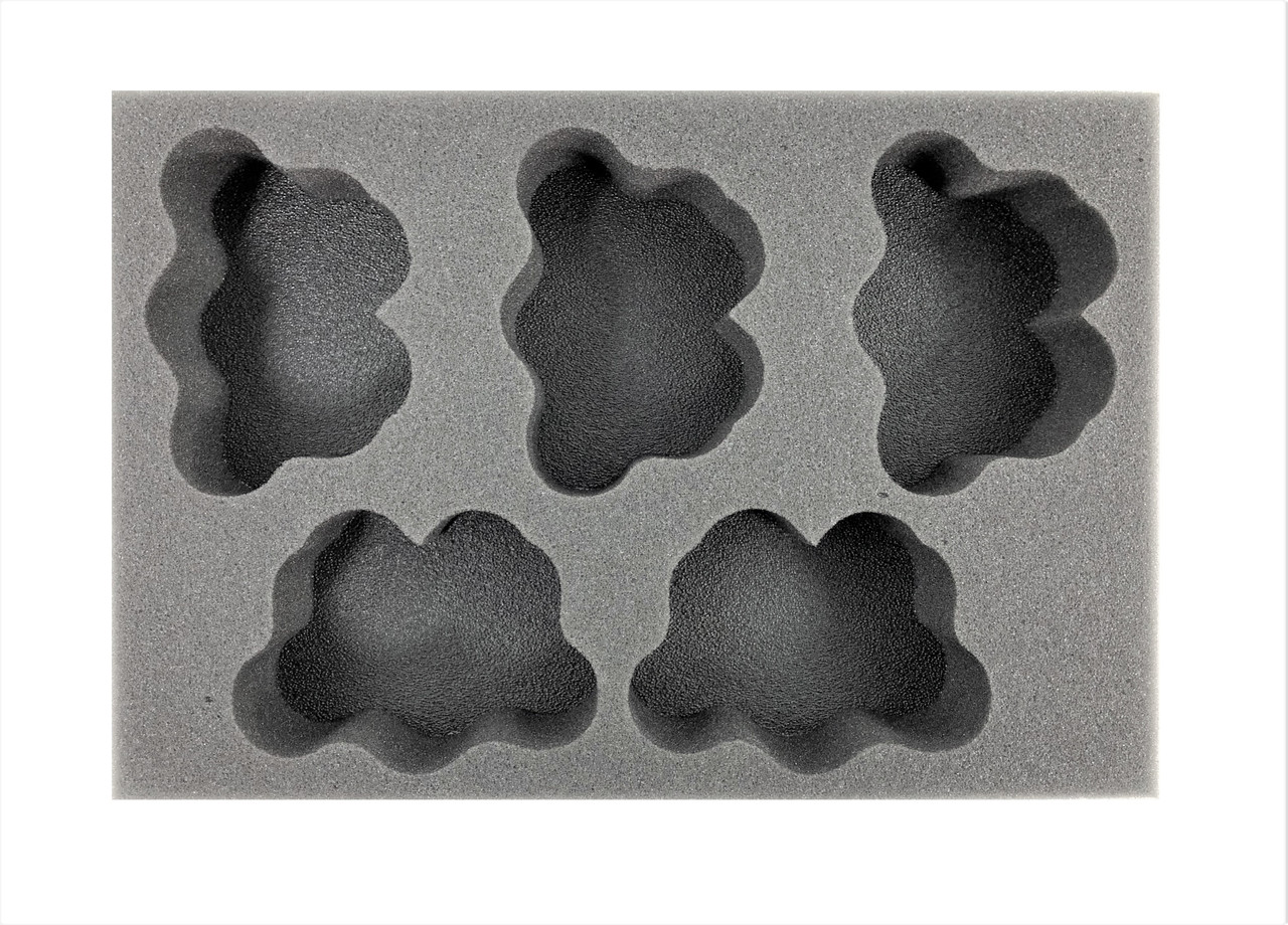 40K) Apocalypse 25mm Movement Tray Foam Tray (BFS-1.5) - Battle Foam