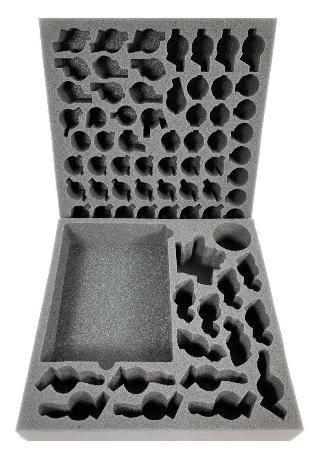 Zombicide Dark Side Foam Kit for Game Box - Battle Foam