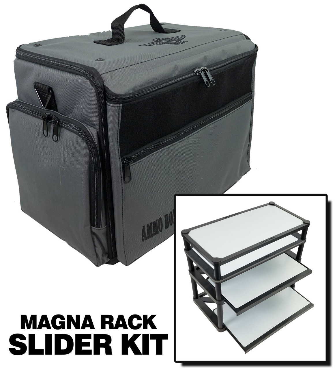 Ammo Box Bag with Magna Rack Slider Load Out - Battle Foam