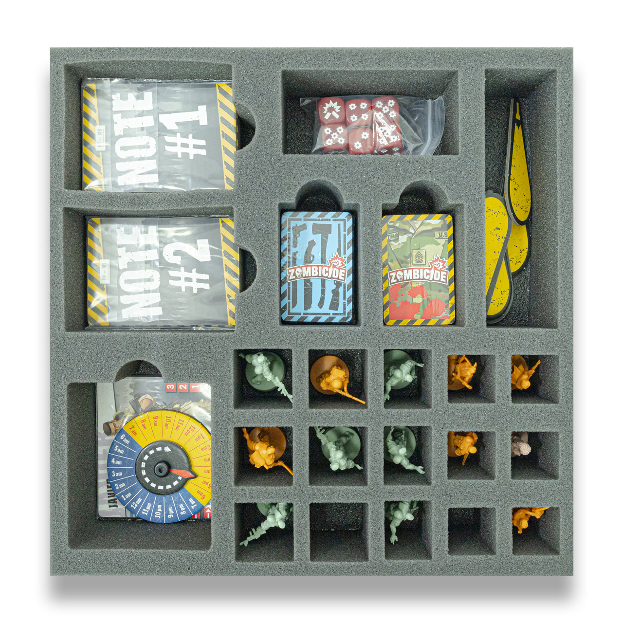 Zombicide Fort Hendrix Foam Tray for Expansion Game Box - Battle Foam