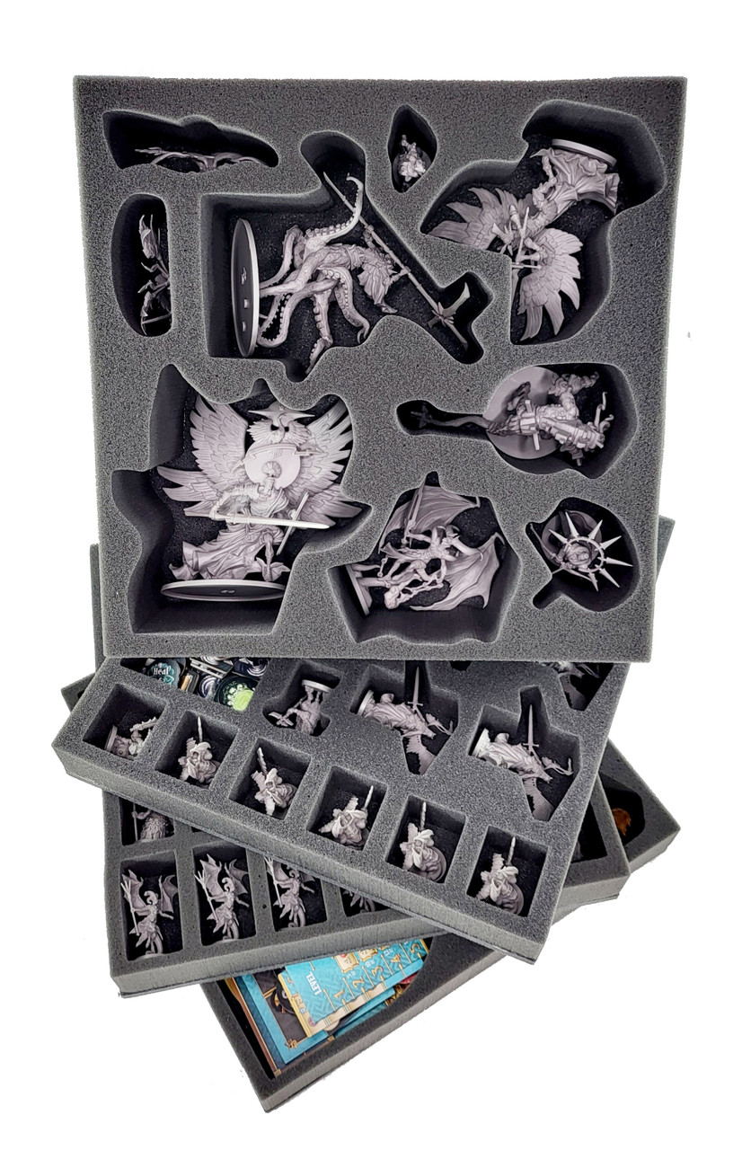 Massive Darkness 2: Demon Dragon Game Box Foam Tray Kit - Battle Foam
