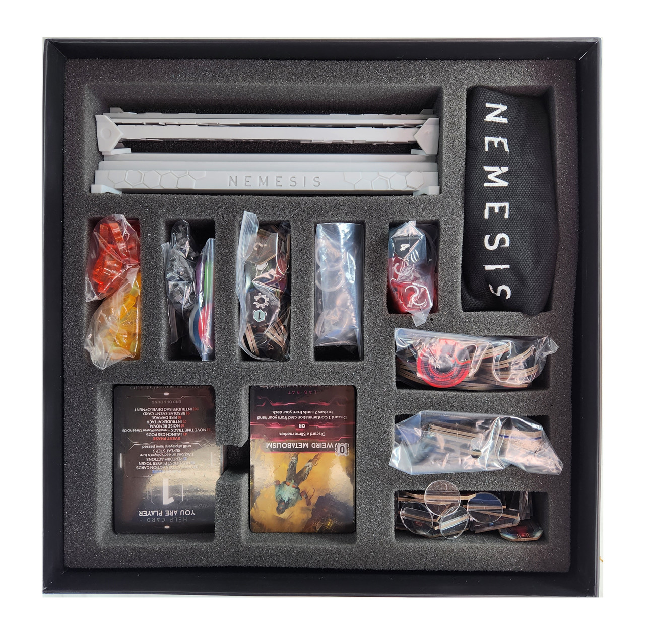 Nemesis Lockdown Core Game Box and Stretch Goals Foam Kit - Battle