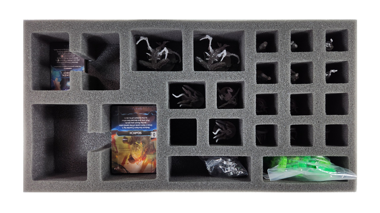 Battle Foam Medium Stacker Box with Nemesis Lockdown Core Game Box