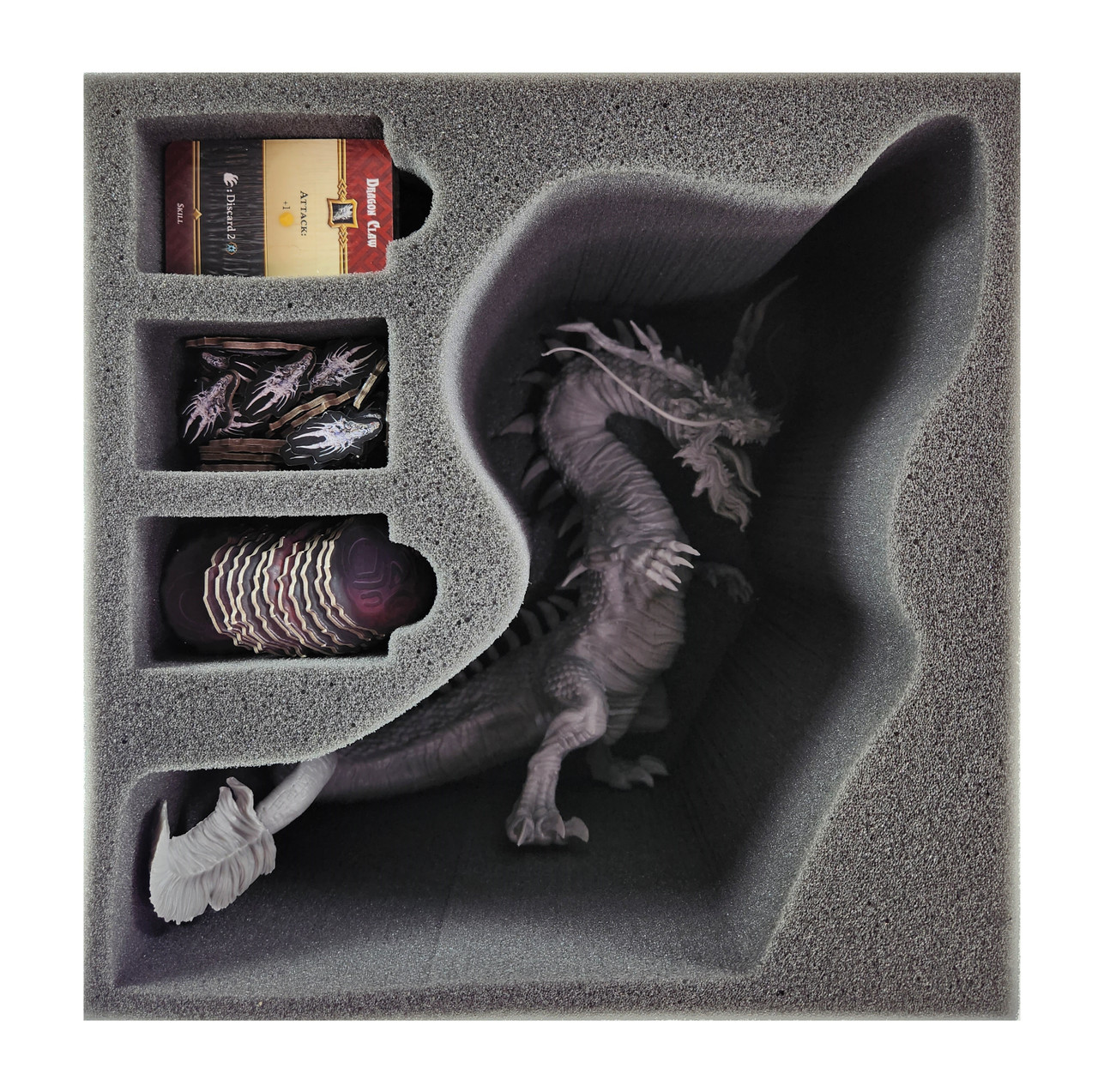 Massive Darkness 2: Demon Dragon Game Box Foam Tray Kit - Battle Foam