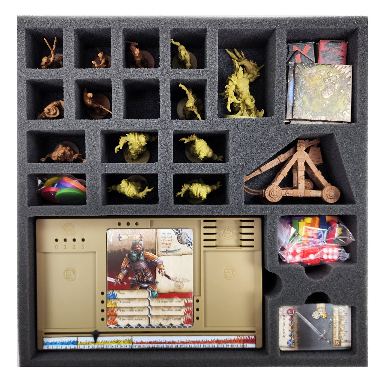 Zombicide Green Horde Game Box Foam Tray Kit - Battle Foam