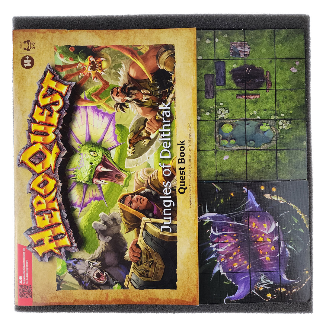 HeroQuest Jungles of Delthrak Foam Kit for Game Box - Battle Foam