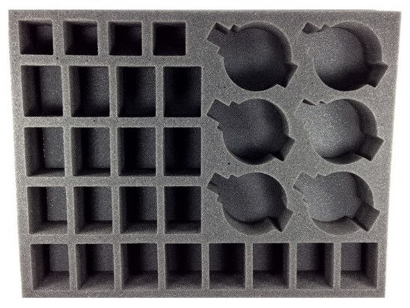 (30K) 24 Heavy Support 6 Rapier Batteries with Bases Foam Tray (BFL-2.5)