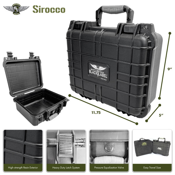 The Sirocco Black Label Case Standard Load Out