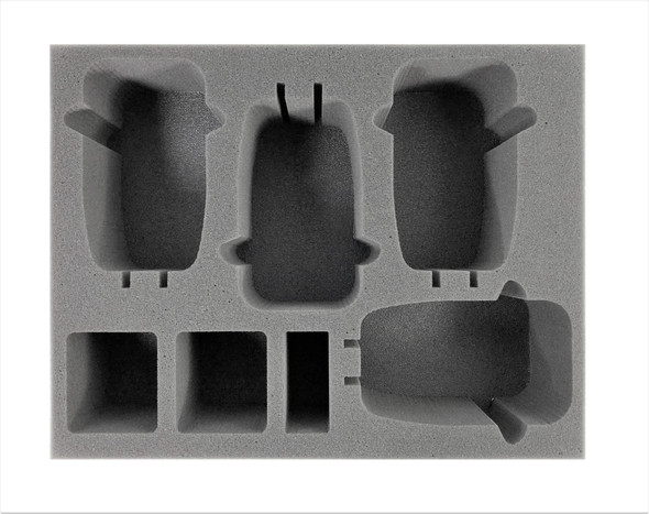 (Adeptus Mechanicus) 4 Skorpius Disintegrator/Dunerider Foam Tray (BFL-3.5) (Adeptus Mechanicus) 4 Skorpius Disintegrator/Dunerider Foam Tray (BFL-3.5)
