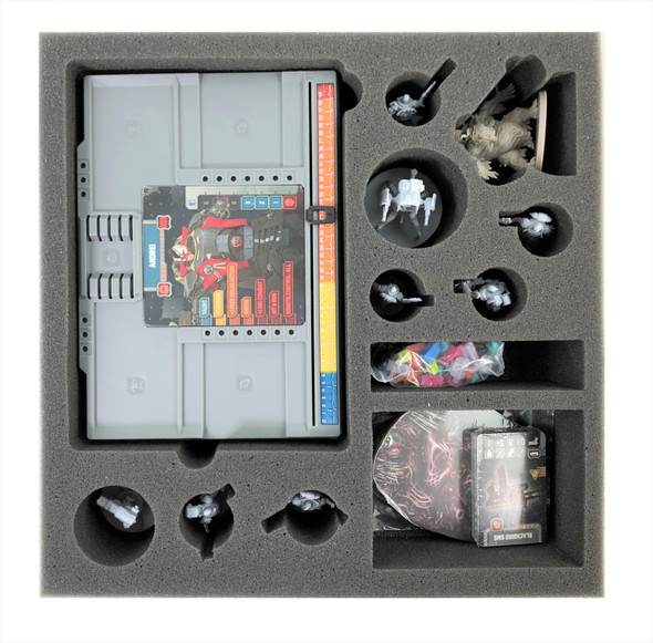 Zombicide Black Ops Foam Tray for Expansion Game Box