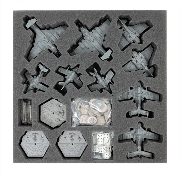 Aeronautica Imperialis Wings of Vengeance Game Box Foam Tray with Flight Stands Unassembled