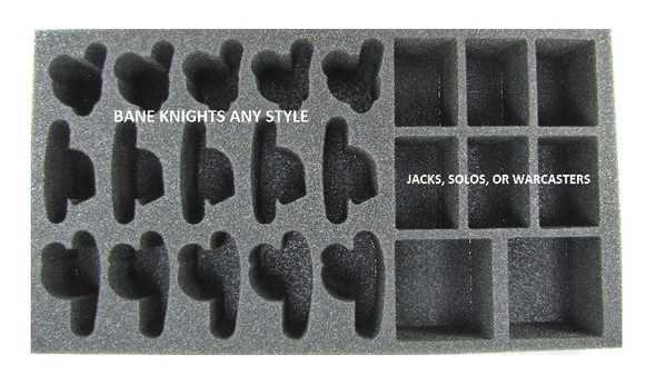(Cryx) Cryx Bane Knights Troop Foam Tray (PP-2.5)