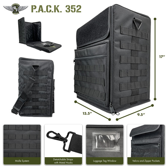 (352) P.A.C.K. 352 Molle Chaos Daemons Army Load Out (Black)