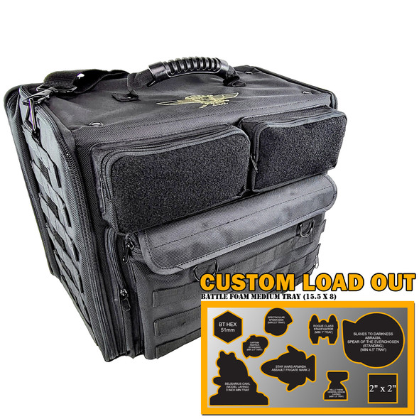 432) P.A.C.K. 432 2.0 Molle Horizontal with Magna Rack Slider Load