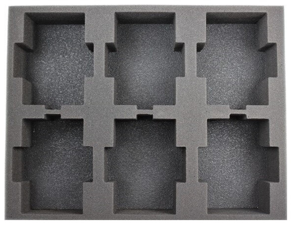 (Space Marines) 6 Predator Foam Tray (BFL-3)