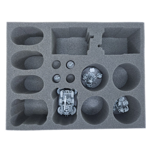 40k Leagues of Votann 2 Kapricus 4 Earthshaker 2 Saguitar 3 Pioneer Foam Tray (BFL-3.5)