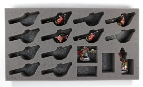 (Khador) 12 Ironfang Pikemen Foam Tray (PP-2)