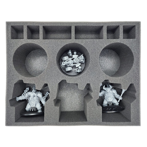 Helsmiths of Hashut 3 Dominator Engines 3 Deathshrieker Batteries Foam Tray (BFL-3.5)