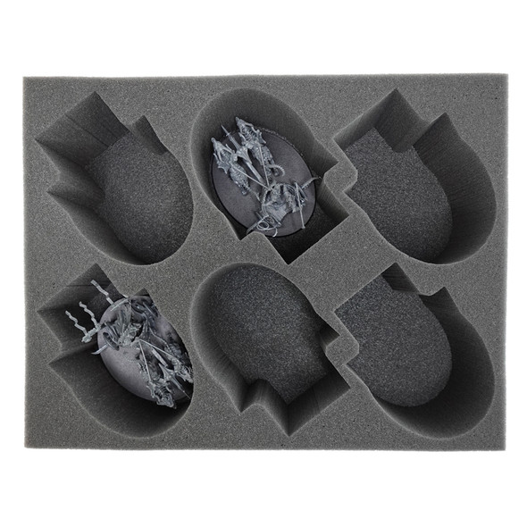 Ossiarch Bonereapers 6 War Chariots Foam Tray (BFL-3.5)