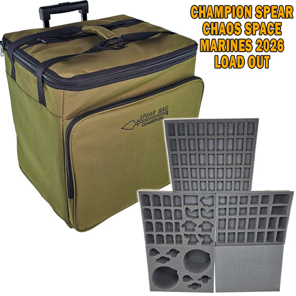 Champion Spear Bag 40k Chaos Space Marines 2026 Load Out (Olive Green)