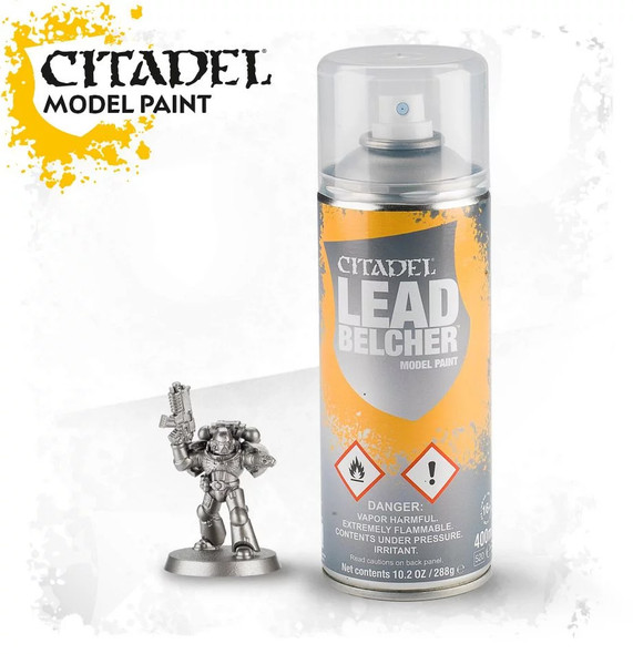 Warhammer Colour Lead Belcher Spray