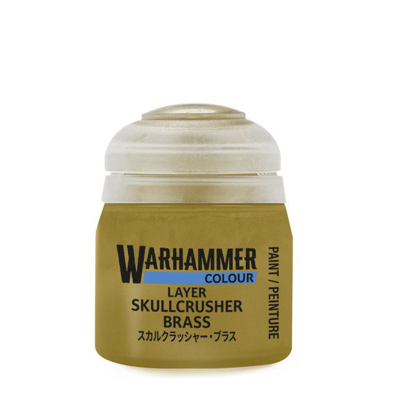 Warhammer Colour Layer Skullcrusher Brass 12ml