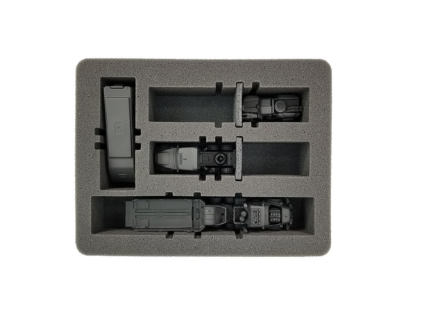 Gaslands 4 Medium Vehicle Modular Slots Foam Tray (SR-2)