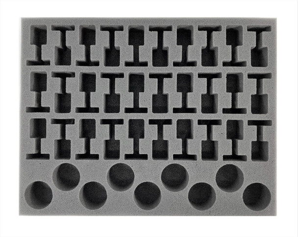 (Tau) 30 Drone 9 Turret Foam Tray (BFL-1.5)