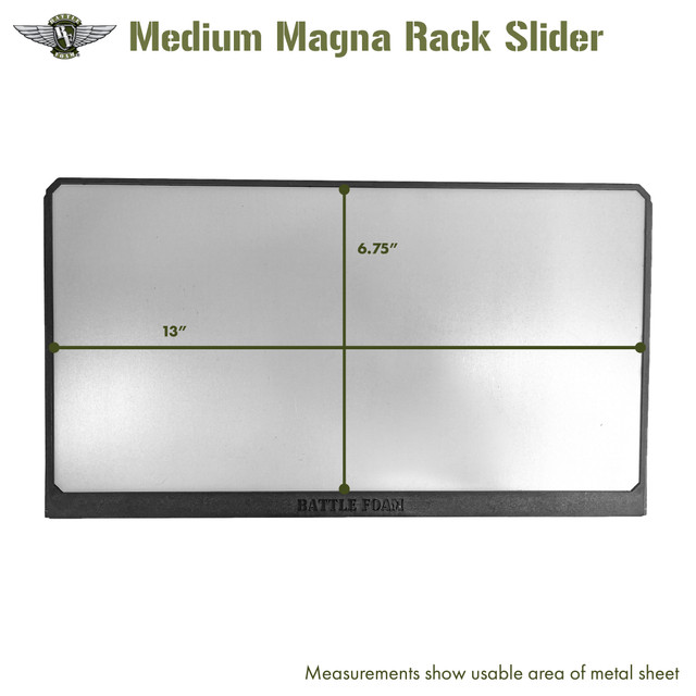 Magnu Rack Box Magna Rack Slider Medium Kit for the Ammo Box Bag - Battle Foam