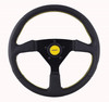 Grant Steering Wheel 13.75In Wrapped W/Yellow 627