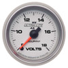 Autometer 2-1/16 U/L Ii Voltmeter 8-18 Full Sweep 4991