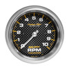 Autometer C/F 3-3/8In 10000Rpm In-Dash Tach 4798