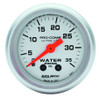 Autometer 2-1/16In U/L Water Pressure Gauge 0-35Psi 4307