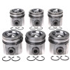 Mahle Original/Clevite Piston Set W/Rings Dodge 5.9L Cummins 6Pk 2243673Wr